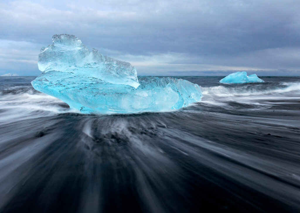 Blue Ice in Iceland