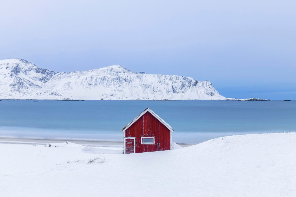 Red Cabin, Å, Lofoten, Norway