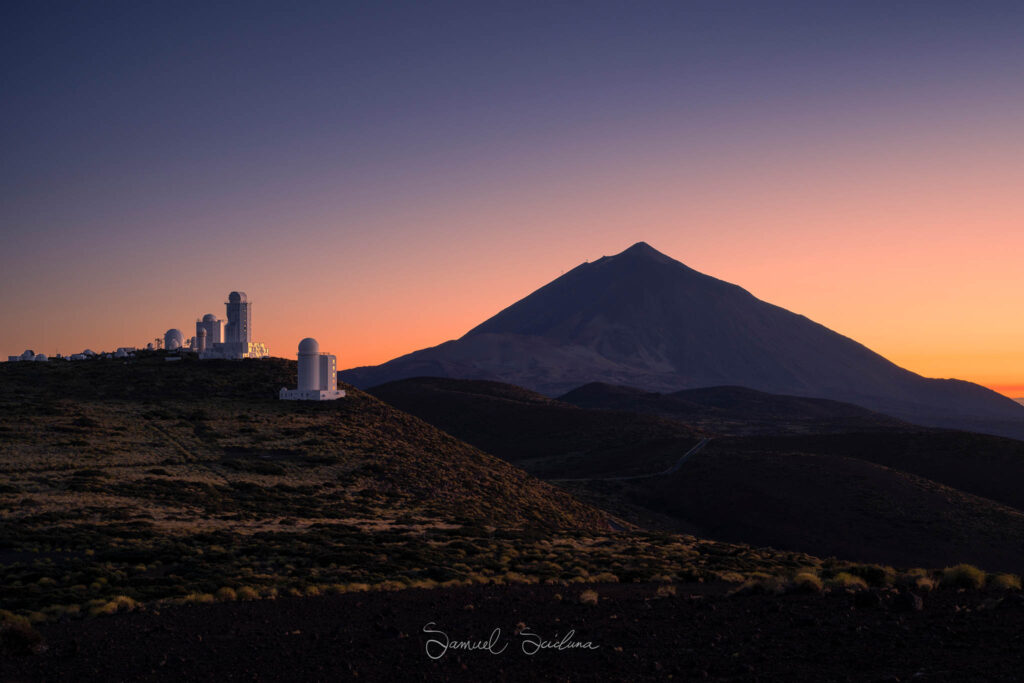 The world’s largest solar observatory, the Teide Observatory is also located at an altitude of 2390m in the Teide National Park, Tenerife.